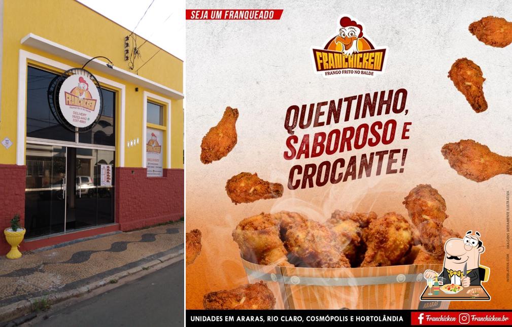 Comida em Franchicken Rio Claro