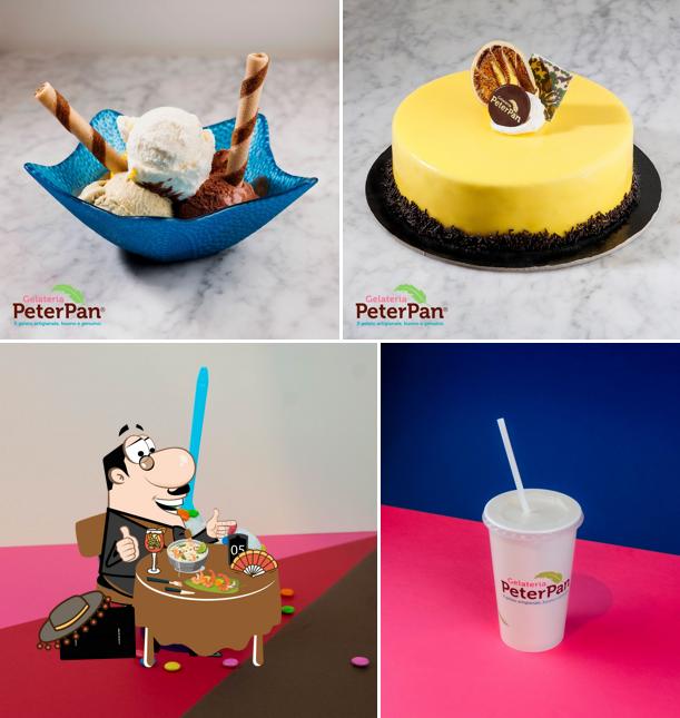 Cibo al Gelateria PeterPan