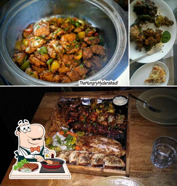 Order meat meals at Hyderabad Social