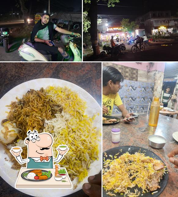 Among various things one can find food and exterior at Kolkata Briyani Centre