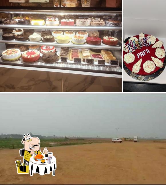 Take a look at the image showing food and exterior at Lucky’s Bakery & Patisserie(Ansal Sushant City)