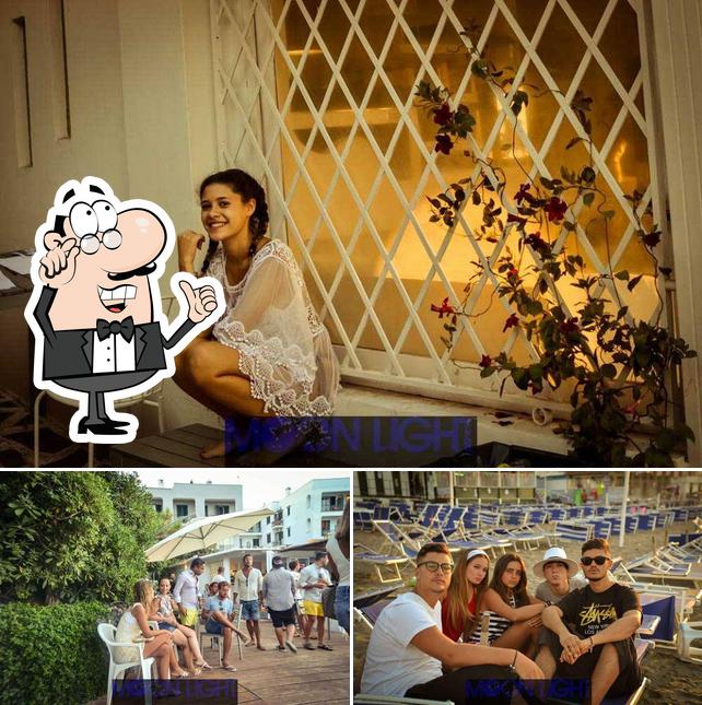 Gli interni di MoonLight BeachBar
