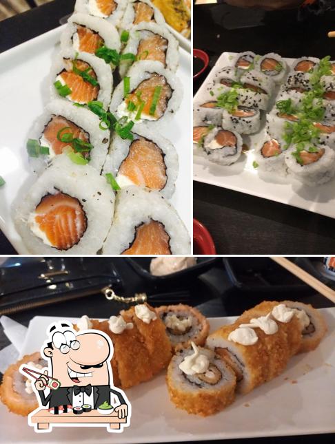 Experimente diversas opções de sushi