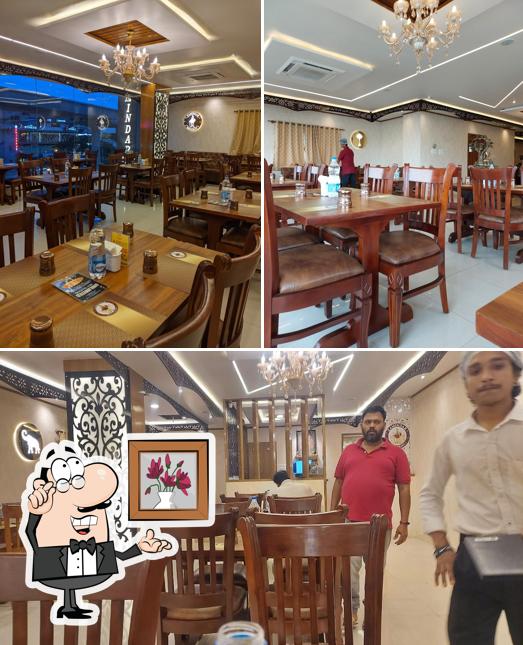 The interior of Zamindar Restaurant(Marathahalli)