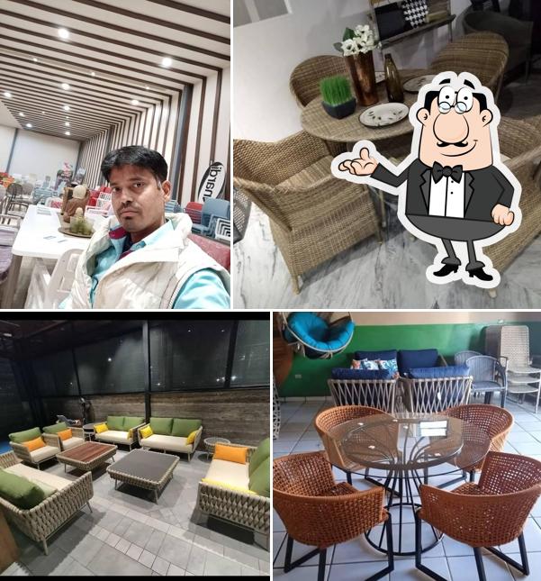 The interior of Sai Ratnam Restaurant