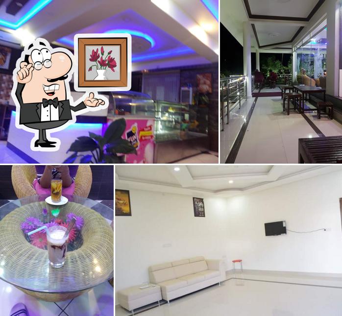 The interior of Sera Mey Guest House and Café