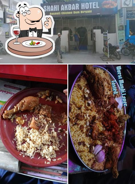 The image of Shahi Akbar Hotel’s food and exterior