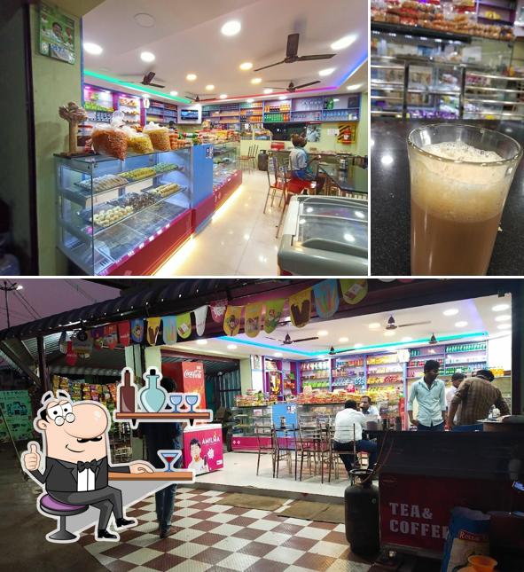 The picture of Sri Shanmuga Bakery’s interior and beer