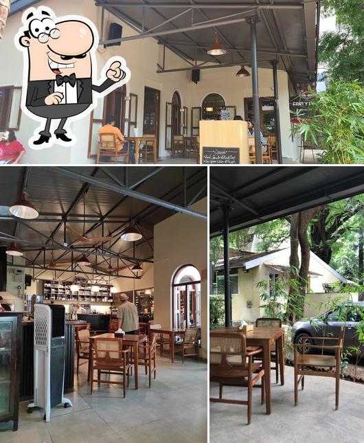 The interior of Trippy Goat Cafe