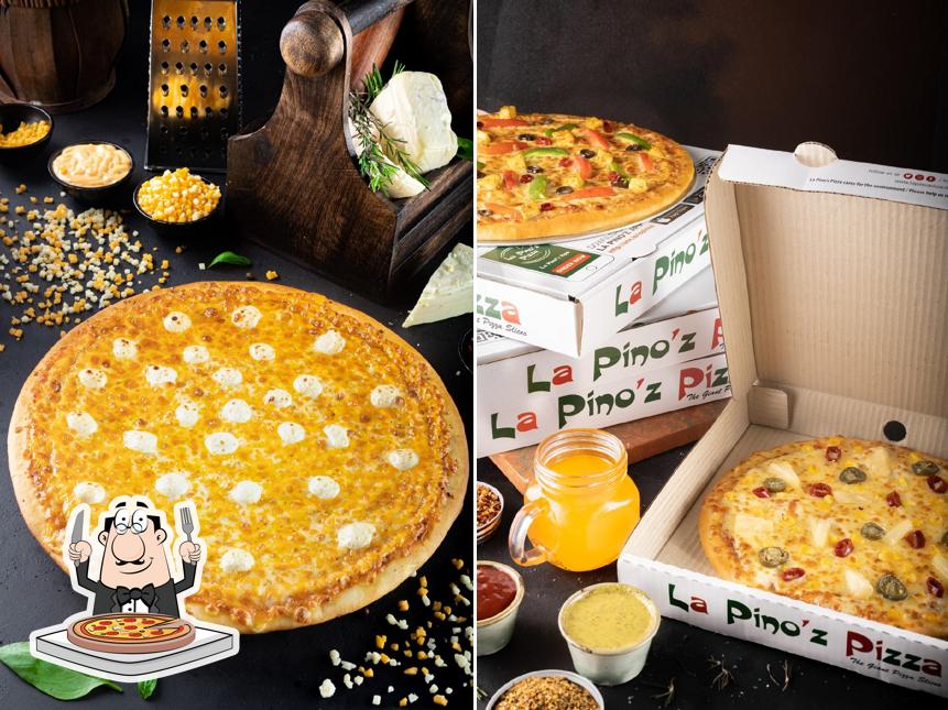 At La Pino'z Pizza Ujjain, you can taste pizza