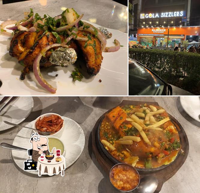 This is the image displaying food and exterior at Gola Sizzlers Preet Vihar- Luxury dining and party hall