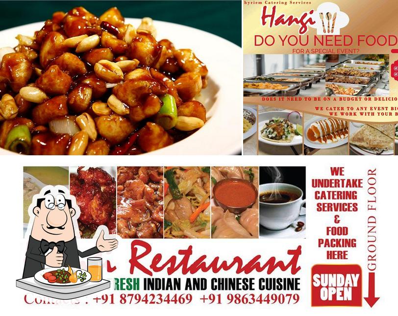 Food at HANGI Restaurant