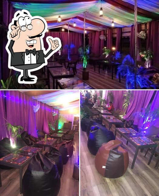 The interior of Affy's Den