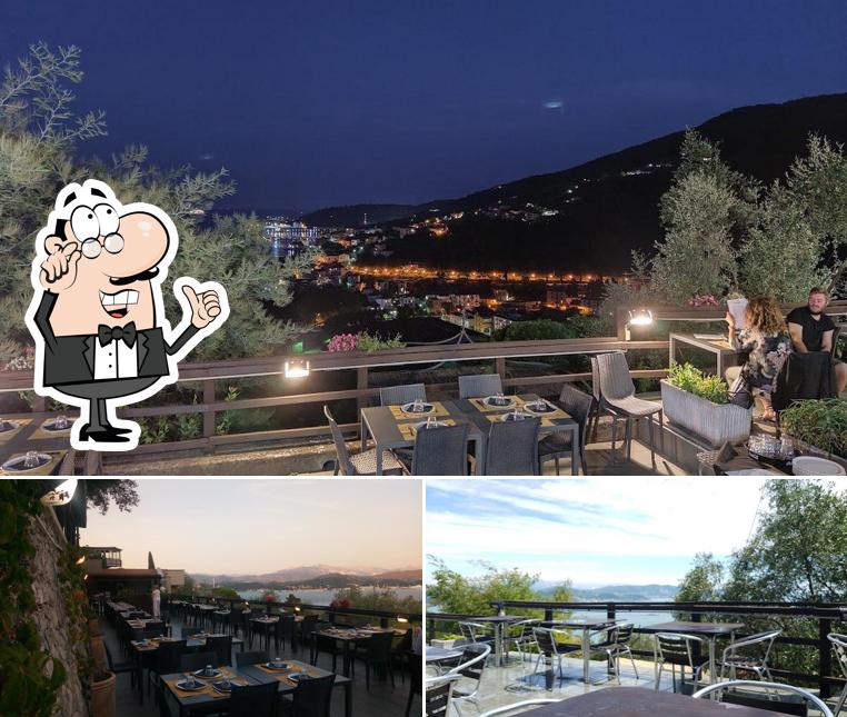 Gli interni di Al Settimo Cielo