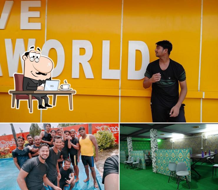 Take a seat at one of the tables at Bihiya Bhojpur - [Arrah Line Hotel]