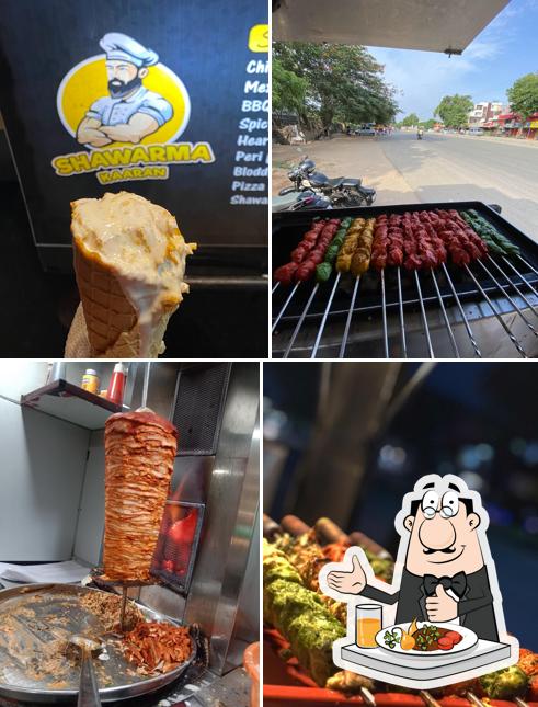 Food at Shawarma kaaran