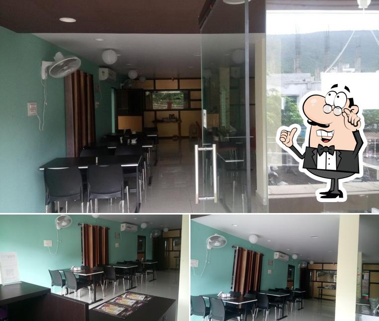 The interior of Shree Cafe and restaurant