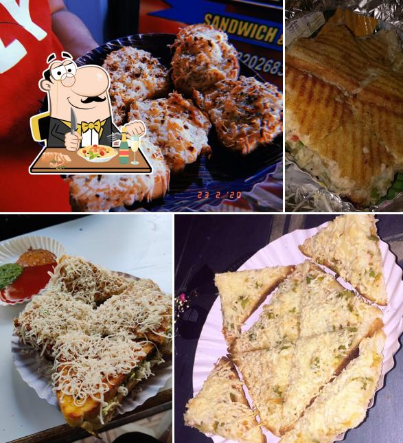 Food at Satish Sandwich & Pizza Corner