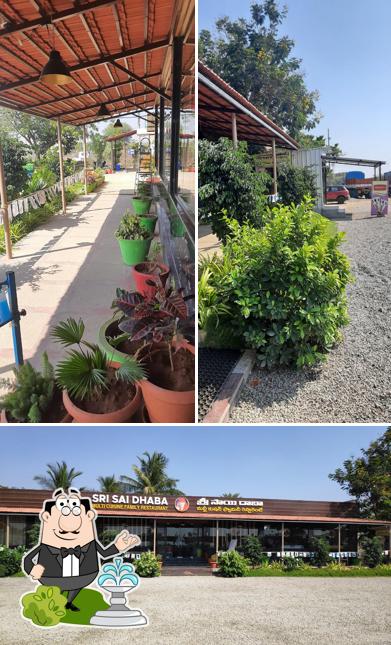 The exterior of Sri Sai Dhaba Multicusine Family Restaurant