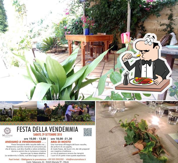 Cibo al Tenuta MALTESE Cantina Storica