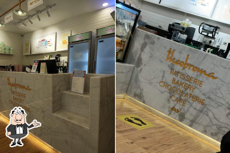 The interior of Theobroma Bakery and Cake Shop - Dwarka, New Delhi