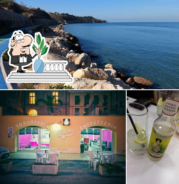 Puoi goderti l'aria fresca dal dehors di Belvedere Bar yogurteria yogold