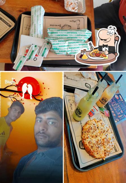 Order pizza at Burgerland Chhatarpur