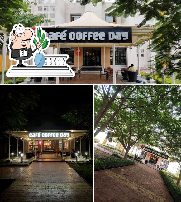 The exterior of Café Coffee Day