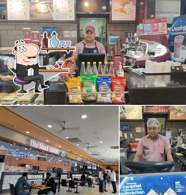 Check out how Costa Coffee, Yamuna Expressway looks inside