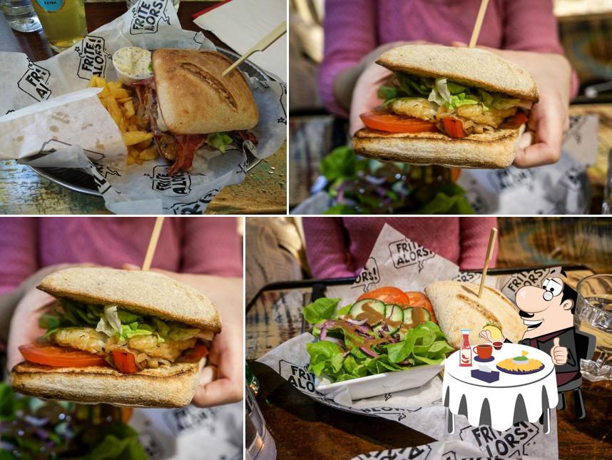 Les hamburgers de Frite Alors ! Guillotière will conviendront différents goûts