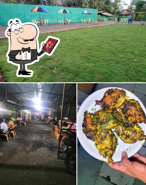 You can get some fresh air outside Patel Wadi Garden And Family Restaurant