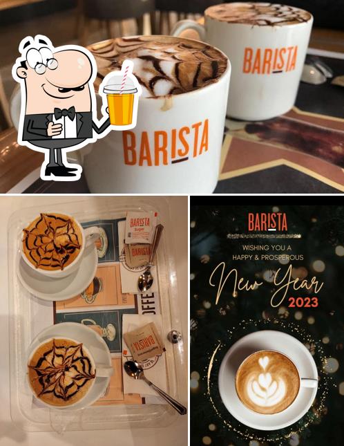 Enjoy a beverage at Barista
