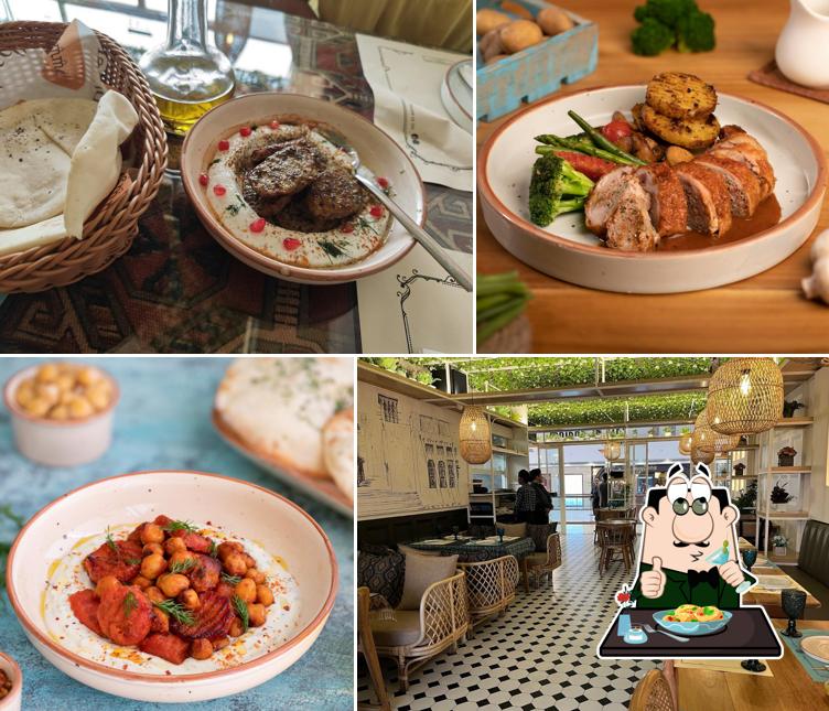 Food at Shalom Cafe