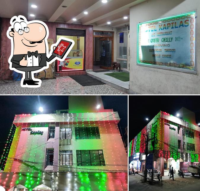 The exterior of Hotel Kapilas