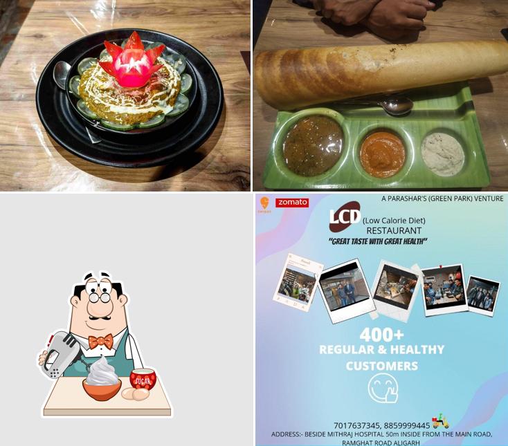 Lcd restaurant serves a variety of sweet dishes