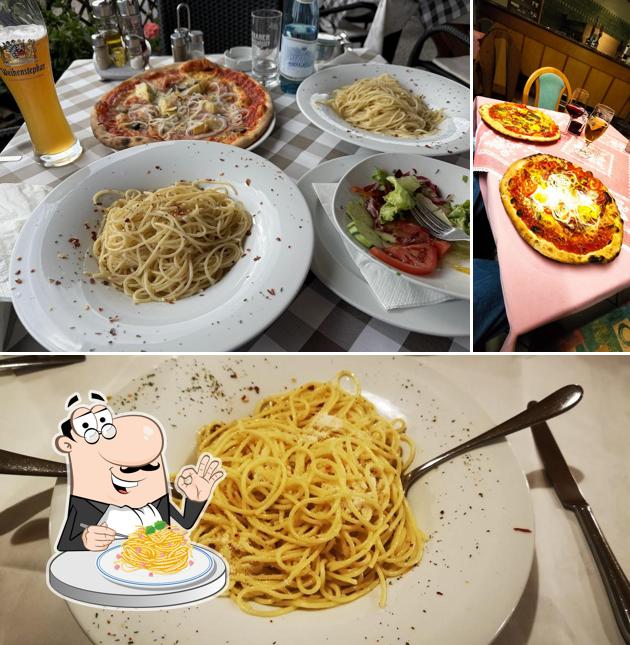 Spaghetti alla carbonara al Restaurant Pizzeria Adi