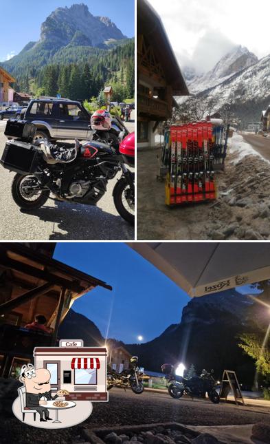 Gli esterni di Ski bar canazei