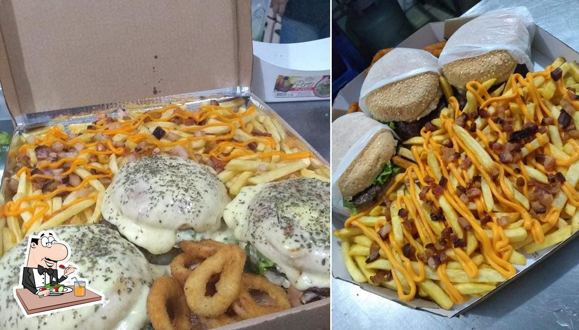 Comida em Deck Burguer Bar