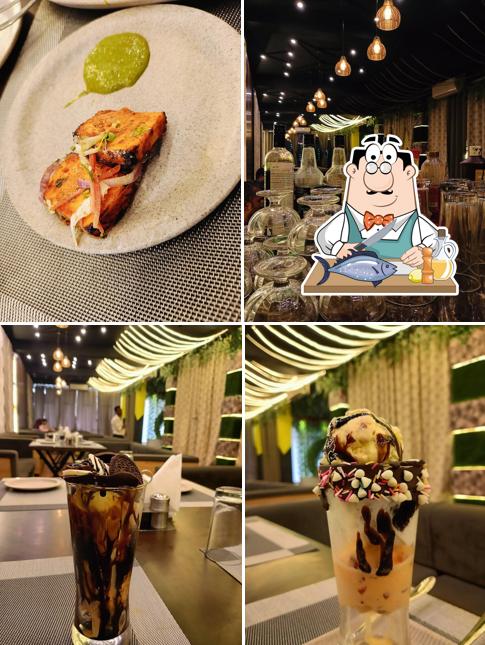 Grilled salmon at The Royal Crown Restaurant & Banquet