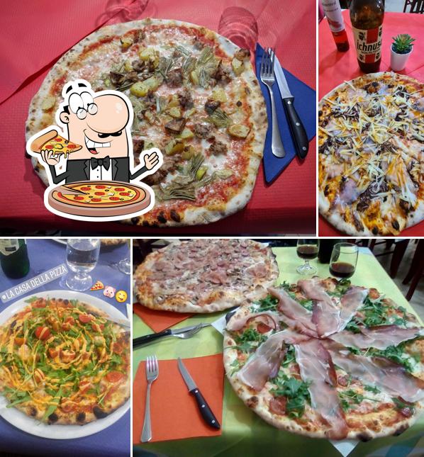 A La Casa Della Pizza Di Atzori Fabio, puoi prenderti una bella pizza