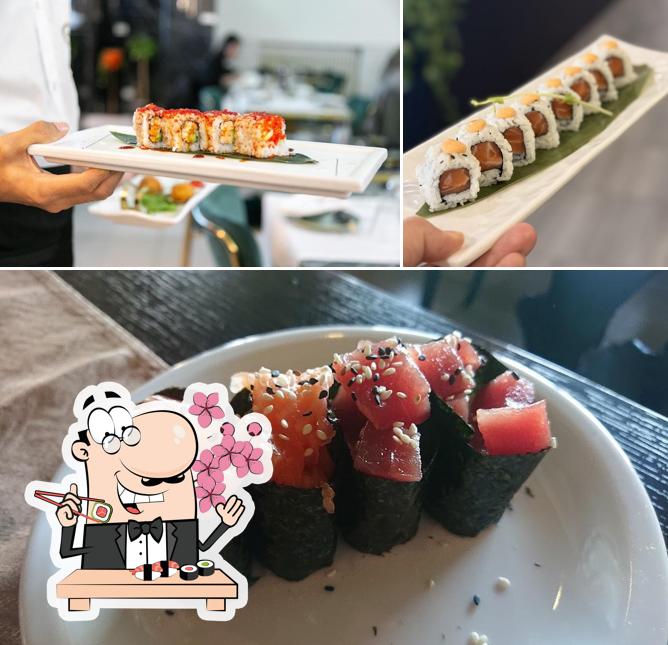 Ordina le diverse opzioni di sushi