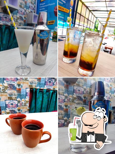 Enjoy a beverage at Little Heaven Cafeteria