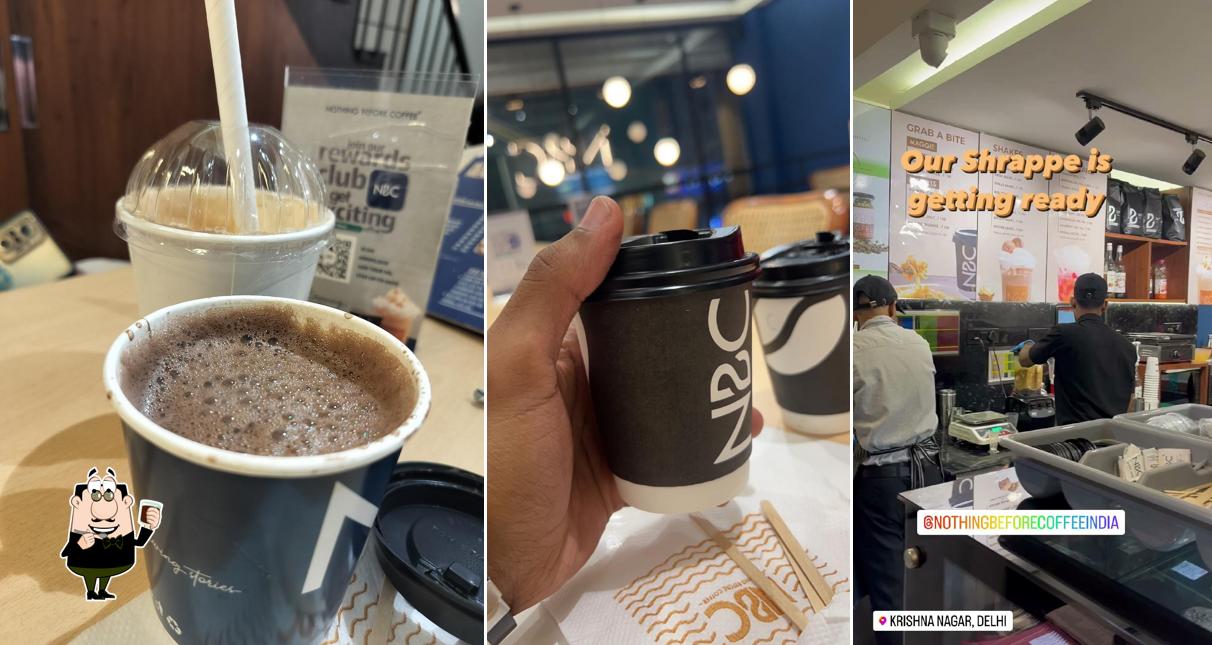 Enjoy a drink at Nothing Before Coffee