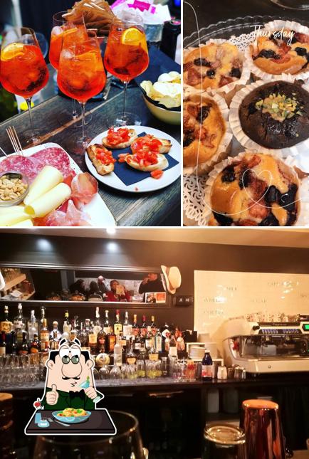 La cibo e vino del ristorante