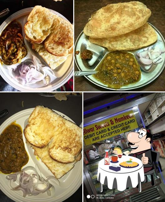 Order a burger at Alwar Sweets