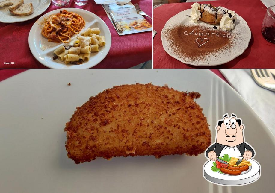 Platti al Area Food Amatrice Bar Ristorante da Patrizia