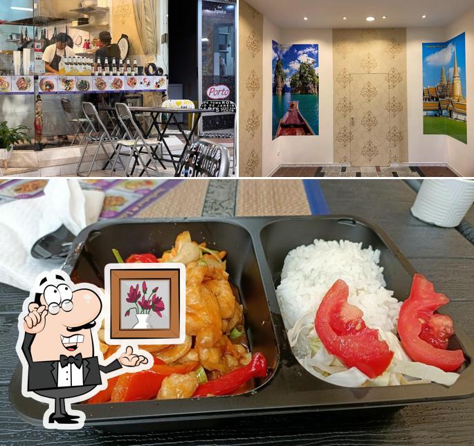 Dai un’occhiata alla foto che raffigura la interni e cibo di Siam Thaifood Split