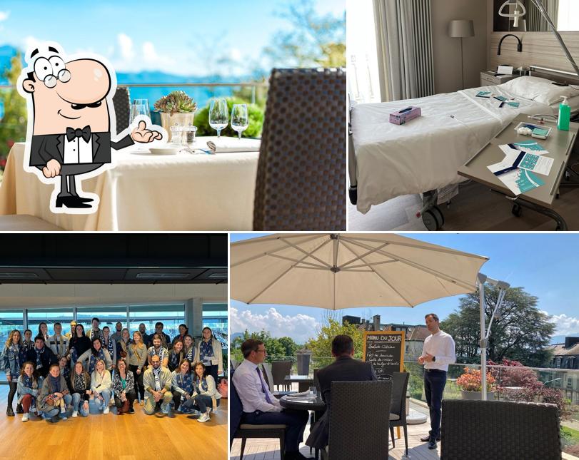 Dai un'occhiata agli interni di Restaurant La Pergola