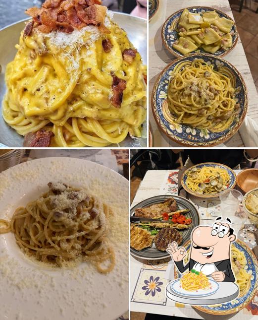 Spaghetti alla carbonara al Osteria da Ciccio e Mery