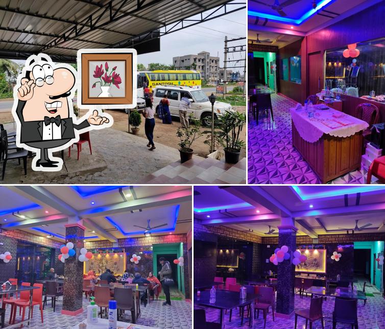 The interior of Star Bengal hotel and restaurant